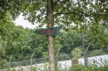 Oznakowanie Dawy tabliczka wskazująca rzekę