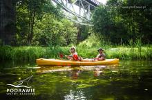 Korytnica przed mostem kolejowym