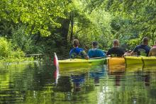 patriotycznie na kajakach
