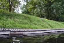 Pomost Czubajka przystanek pole biwakowe Czubajka